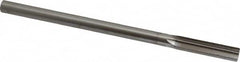 Interstate - 10.5mm High Speed Steel 6 Flute Chucking Reamer - Straight Flute, Straight Shank, 1-3/4" Flute Length, 7" OAL - Benchmark Tooling