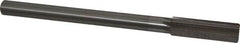 Interstate - 19.5mm High Speed Steel 8 Flute Chucking Reamer - Straight Flute, Straight Shank, 2-1/2" Flute Length, 9-1/2" OAL - Benchmark Tooling