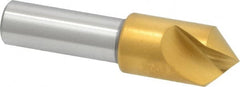 Melin Tool - 1/2" Head Diam, 3/8" Shank Diam, 1 Flute 90° Cobalt Countersink - Benchmark Tooling