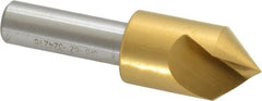 Melin Tool - 5/8" Head Diam, 3/8" Shank Diam, 1 Flute 82° Cobalt Countersink - Benchmark Tooling