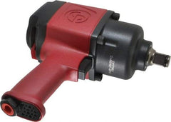 Chicago Pneumatic - 3/4" Drive, 6,300 RPM, 1,200 Ft/Lb Torque Impact Wrench - Pistol Grip Handle, 850 IPM, 7.5 CFM, 90 psi, 3/8" NPTF Inlet - Benchmark Tooling