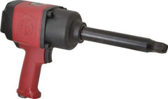 Chicago Pneumatic - 3/4" Drive, 6,300 RPM, 1,200 Ft/Lb Torque Impact Wrench - Pistol Grip Handle, 850 IPM, 7.5 CFM, 90 psi, 3/8" NPTF Inlet - Benchmark Tooling