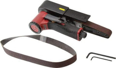 Chicago Pneumatic - 20 x 520 mm, 22,000 RPM Air Belt Sander - 1/4 Inch Inlet, 14.62 CFM Air Consumption - Benchmark Tooling