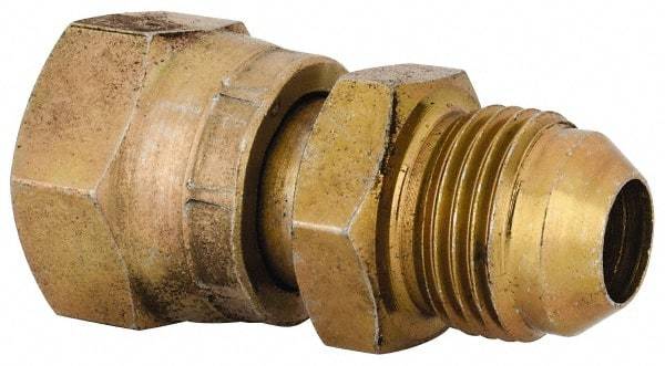 Voss - 3/4-16 Male Thread x 13/16-16 Female Thread, Zinc Plated Carbon Steel Industrial Pipe Adapter - MJIC x FORFS - Benchmark Tooling