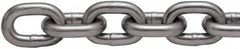 Peerless Chain - 5/8" Welded Proof Coil Chain - 6,900 Lb Capacity, Grade 30, Cut to Length, Low Carbon Steel, Standard Finish - Benchmark Tooling