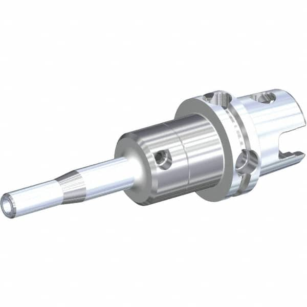 Kennametal - KM63UT Modular Connection, 10mm Hole Diam, Hydraulic Tool Holder/Chuck - 17.5mm Nose Diam, 160mm Projection, 31mm Clamp Depth, 15,000 RPM, Through Coolant - Exact Industrial Supply