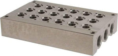 Value Collection - 3/8" Inlet, 1/2" Outlet Manifold - 120°F Max, 145 Max PSI, 6 Outlet Ports - Benchmark Tooling