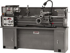 Jet - 13" Swing, 40" Between Centers, 230 Volt, Single Phase Bench Lathe - 5MT Taper, 2 hp, 60 to 1,240 RPM, 1-3/8" Bore Diam, 32" Deep x 45" High x 71" Long - Benchmark Tooling