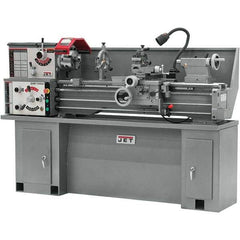 Jet - 13" Swing, 40" Between Centers, 230 Volt, Single Phase Bench Lathe - 5MT Taper, 2 hp, 70 to 2,000 RPM, 1-3/8" Bore Diam, 32" Deep x 47" High x 71" Long - Benchmark Tooling