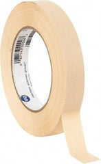 Intertape - 3/4" Wide x 60 Yd Long Tan Paper Masking Tape - Series PG5, 6.3 mil Thick, 25 In/Lb Tensile Strength - Benchmark Tooling