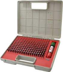 SPI - 190 Piece, 0.061-0.25 Inch Diameter Plug and Pin Gage Set - Plus 0.0002 Inch Tolerance, Class ZZ - Benchmark Tooling