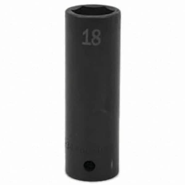 SK - Impact Socket - 1/2"DR 18MM DEEP IMPACT SOCKET - Benchmark Tooling