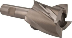 Hertel - 1-7/8", 2" LOC, 3/4" Shank Diam, 4-1/2" OAL, 4 Flute, High Speed Steel Square End Mill - Single End, Uncoated, Spiral Flute, 30° Helix, Right Hand Cut, Right Hand Flute - Benchmark Tooling