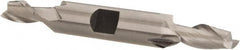 Hertel - 17/64", 9/16" LOC, 3/8" Shank Diam, 3-1/8" OAL, 2 Flute, Cobalt Square End Mill - Double End, Uncoated, Spiral Flute, 30° Helix, Centercutting, Right Hand Cut, Right Hand Flute - Benchmark Tooling