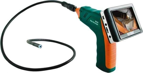 Extech - Video Borescope - 9 mm Probe Diameter, LCD Display, 712 x 486 Resolution - Benchmark Tooling