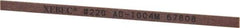 Value Collection - Rectangular, Ceramic Fiber Finishing Stick - 4" Long x 5/32" Wide x 1/32" Thick, 220 Grit, Very Fine Grade - Benchmark Tooling