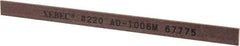Value Collection - Rectangular, Ceramic Fiber Finishing Stick - 4" Long x 15/64" Wide x 1/32" Thick, 220 Grit, Very Fine Grade - Benchmark Tooling