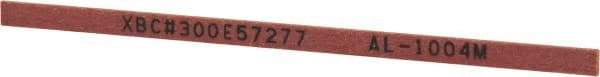 Value Collection - Rectangular, Ceramic Fiber Finishing Stick - 4" Long x 5/32" Wide x 1/32" Thick, 300 Grit, Extra Fine Grade - Benchmark Tooling