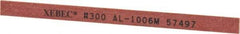 Value Collection - Rectangular, Ceramic Fiber Finishing Stick - 4" Long x 15/64" Wide x 1/32" Thick, 300 Grit, Extra Fine Grade - Benchmark Tooling