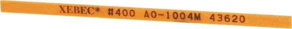 Value Collection - Rectangular, Ceramic Fiber Finishing Stick - 4" Long x 5/32" Wide x 1/32" Thick, 400 Grit, Super Fine Grade - Benchmark Tooling