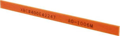 Value Collection - Rectangular, Ceramic Fiber Finishing Stick - 4" Long x 15/64" Wide x 1/32" Thick, 400 Grit, Super Fine Grade - Benchmark Tooling