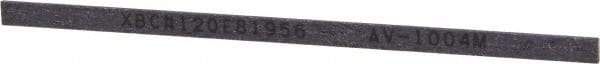 Value Collection - Rectangular, Ceramic Fiber Finishing Stick - 4" Long x 5/32" Width, 120 Grit, Fine Grade - Benchmark Tooling