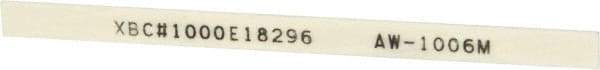 Value Collection - Rectangular, Ceramic Fiber Finishing Stick - 4" Long x 15/64" Width, 1,000 Grit, Ultra Fine Grade - Benchmark Tooling
