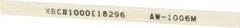 Value Collection - Rectangular, Ceramic Fiber Finishing Stick - 4" Long x 15/64" Width, 1,000 Grit, Ultra Fine Grade - Benchmark Tooling