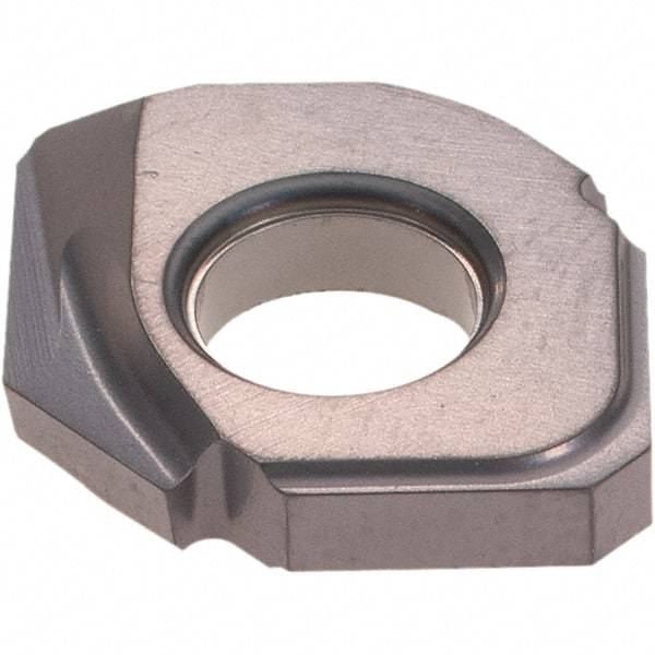 Iscar - HCDD124-090 QF Grade IC908 Carbide Milling Insert - TiAlN Finish, 0.1024" Thick, 0.4882" Inscribed Circle - Benchmark Tooling