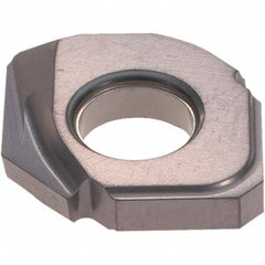 Iscar - HCDD124-090 QF Grade IC908 Carbide Milling Insert - TiAlN Finish, 0.1024" Thick, 0.4882" Inscribed Circle - Benchmark Tooling