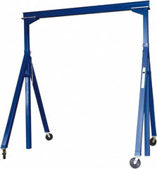 Vestil - 10,000 Lb Load Capacity, Steel Gantry Crane - 15' Span - Benchmark Tooling