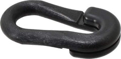 PRO-SAFE - 2" Wide Barrier Connecting Link - Celcon, Black, Use with Plastic Chain - Benchmark Tooling