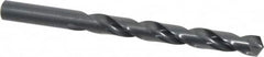 Hertel - 7/16" 135° High Speed Steel Jobber Drill - Oxide Finish, Right Hand Cut, Spiral Flute, Straight Shank, 5-1/2" OAL, Split Point - Benchmark Tooling
