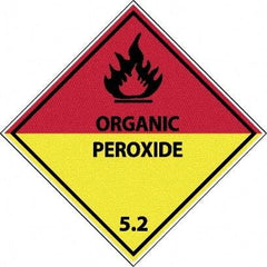 NMC - Organic Peroxide 5.2 Shipping Label - 4" High x 4" Wide - Benchmark Tooling