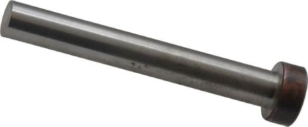 Dayton Lamina - 5/16" Head Diam, 3/16" Shank Diam, Basic Head, A2 Grade Tool Steel, Solid Mold Die Blank & Punch - 1/8" Head Height, 1-1/2" OAL, Blank Punch, Regular (KPB) Series - Benchmark Tooling