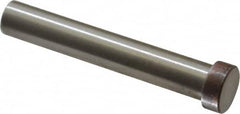 Dayton Lamina - 1/2" Head Diam, 3/8" Shank Diam, Basic Head, A2 Grade Tool Steel, Solid Mold Die Blank & Punch - 3/16" Head Height, 2-1/2" OAL, Blank Punch, Regular (KPB) Series - Benchmark Tooling