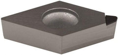 Hertel - HT-DCMX21.51 Grade HT420CD Polycrystalline Diamond (PCD) Turning Insert - Uncoated, Diamond, 1/4" Inscr Circle, 3/32" Thick, 1/64" Corner Radius - Benchmark Tooling