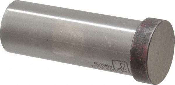 Dayton Lamina - 7/8" Head Diam, 3/4" Shank Diam, Basic Head, A2 Grade Tool Steel, Solid Mold Die Blank & Punch - 1/4" Head Height, 2-1/4" OAL, Blank Punch, Regular (KPB) Series - Benchmark Tooling