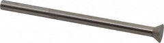 Dayton Lamina - 0.225" Head Diam, 1/8" Shank Diam, Quill Head, High Speed Steel Solid Mold Die Blank & Punch - 60° Head Angle, 0.0875" Head Height, 2" OAL, Blank Punch, KWX Series - Benchmark Tooling