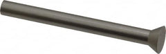 Dayton Lamina - 0.3375" Head Diam, 3/16" Shank Diam, Quill Head, High Speed Steel Solid Mold Die Blank & Punch - 60° Head Angle, 0.1313" Head Height, 2" OAL, Blank Punch, KWX Series - Benchmark Tooling