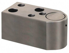 Dayton Lamina - 1/2" Shank Diam, 2-1/4" Base Length x 1-1/4" Base Width x 1-1/4" Base Height, 3/8-16 Thread, Alloy Steel Mold Punch Retainer - 5/16" Dowel Diam, 31/32" Length Between Dowel & Screw, 1-1/2" Thread Length, Ball Lock, Light Duty (LRE) Series - Benchmark Tooling