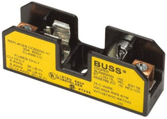 Cooper Bussmann - 1 Pole, 10 to 14 AWG, 480 VAC/VDC, 30 Amp, DIN Rail Mount Fuse Block - 3 Inch Long x 0.86 Inch Wide x 1.22 Inch High Block - Benchmark Tooling