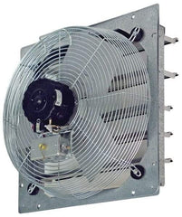 TPI - 18" Blade, Direct Drive, 1/8 hp, 2,300, 2,100 & 1,850 CFM, Totally Enclosed Exhaust Fan - 21-1/8" Opening Height x 21-1/8" Opening Width, 120 Volt, 3 Speed, Single Phase - Benchmark Tooling