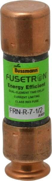 Cooper Bussmann - 125 VDC, 250 VAC, 7.5 Amp, Time Delay General Purpose Fuse - Fuse Holder Mount, 50.8mm OAL, 20 at DC, 200 (RMS) kA Rating, 9/16" Diam - Benchmark Tooling