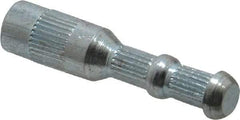 Wej-It - 5/16" Diam, 5/16" Drill, 1-9/16" OAL, 1" Min Embedment Drop-In Concrete Anchor - 12L14 Steel, Zinc-Plated Finish, Hex Nut Head, Hex Drive, 1/2" Thread Length - Benchmark Tooling