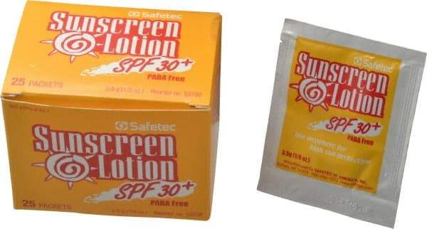 Medique - (25) 1/8 oz Sunscreen Lotion - Comes in Packet - Benchmark Tooling