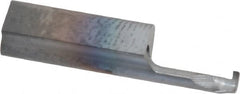 HORN - 0.028" Groove Width, 0.118" Min Hole Diam, 0.315" Max Hole Depth, Grooving Grooving Tool - 0.024" Projection, 0.984" OAL, Solid Carbide, TiCN Finish - Exact Industrial Supply