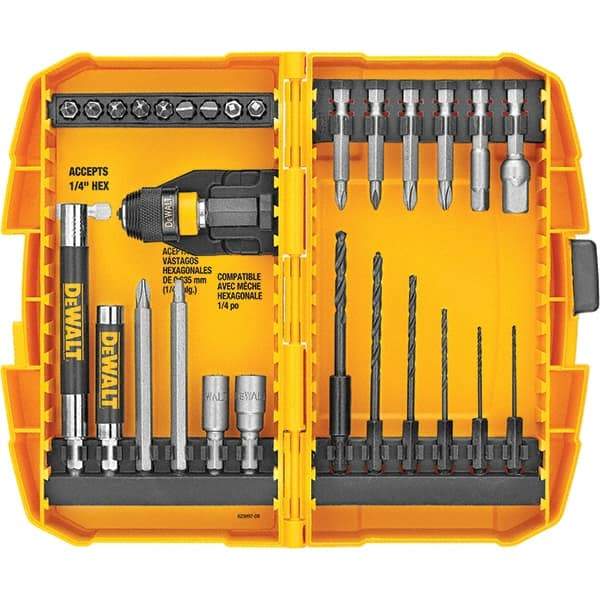 DeWALT - 28 Piece, Screwdriver Bit Set - #1, #2, 1/4" Drive - Benchmark Tooling