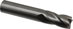 OSG - 16mm, 32mm LOC, 16mm Shank Diam, 89mm OAL, 4 Flute, Solid Carbide Square End Mill - Single End, Uncoated, Spiral Flute, 30° Helix, Centercutting, Right Hand Cut, Right Hand Flute, Series 404 - Benchmark Tooling
