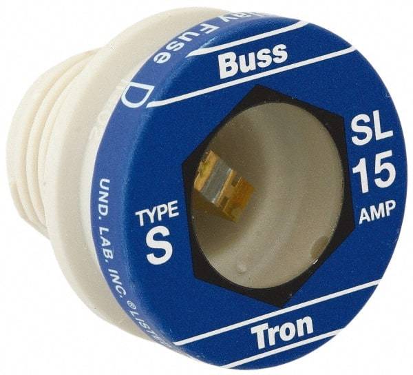 Cooper Bussmann - 125 VAC, 30 Amp, Time Delay Plug Fuse - 10 (RMS Symmetrical) kA Rating - Benchmark Tooling